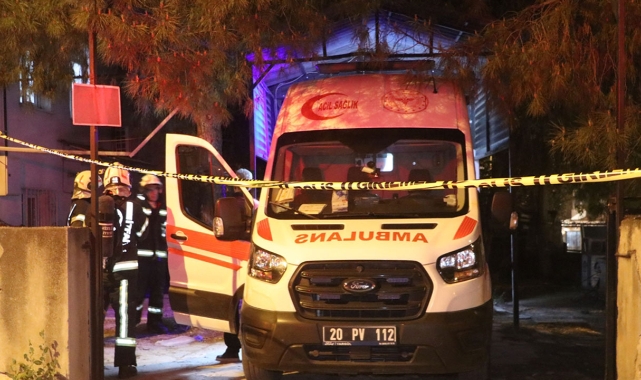 Ambulansta oksijen tüpü parladı