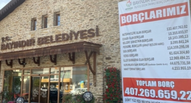 Bir belediye daha borç listesini astı 