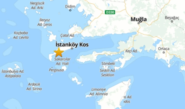 Depremin derinliği 36.2 km olarak ölçüldü