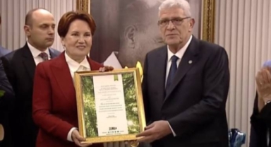 Dervişoğlu Akşener'den görevi devraldı