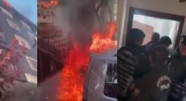 Ev sahibiyle anlaşamadı evi kundakladı