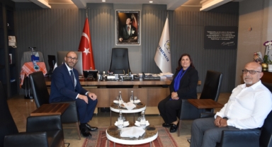 Germencik Belediye Başkanı seçilen Burak Zencirci’ye hayırlı olsun ziyareti