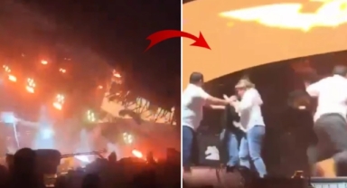 Meksika'da başkan adayının mitinginde korkunç kaza