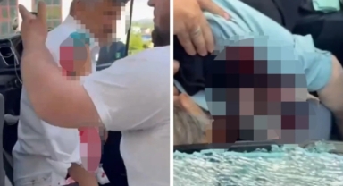  Rize'de trafikteki tartışmada kan aktı