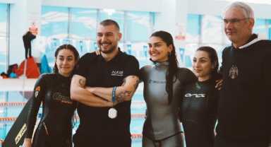 Serbest Dalış Havuz / Indoor Türkiye Şampiyonası'nda 18 Türkiye rekoru kırıldı.