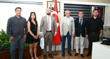 TMMOB’dan Kemer Belediye Başkanı Necati Topaloğlu’na ziyaret 