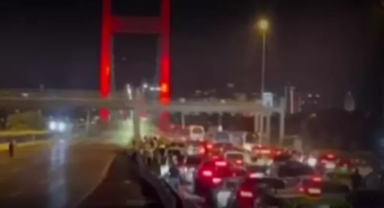 15 Temmuz Şehitler Köprüsü trafiğe kapatıldı