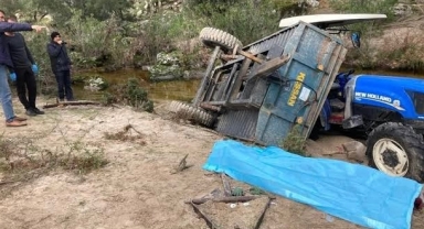 Aydın'da traktör kazası