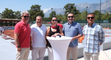 Corendon Tennis Club Kemer kapılarını vatandaşlara açtı