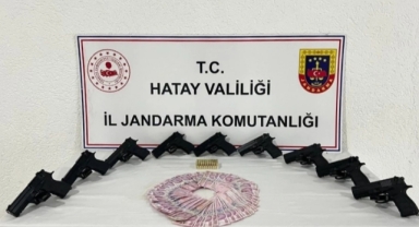Hatay'da silah kaçakçılığı operasyonu