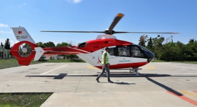 Hava ambulansları harekete geçti