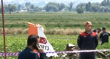 Kayseri'de eğitim uçağı düştü