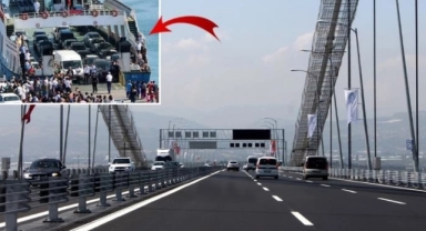 Osmangazi'yi değil feribotu tercih ettiler