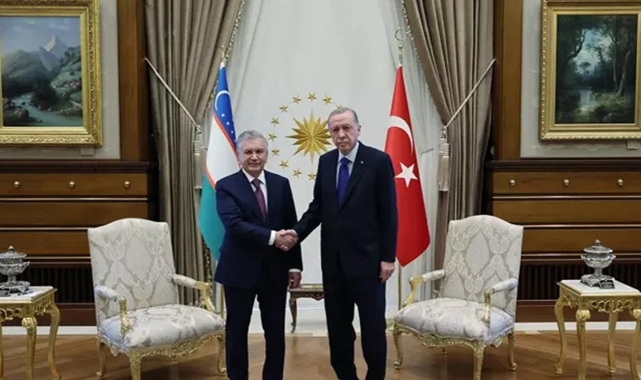 Özbekistan Cumhurbaşkanı Mirziyoyev Ankara'da!
