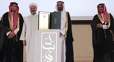Suudi Arabistan'dan Diyanet'e ödül