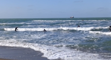 Tatil bölgesinde denize girmek yasaklandı