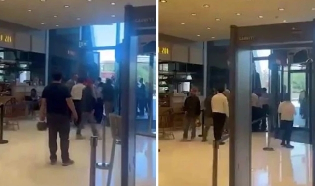 Tekbir getiren grup İstanbul'daki Zorlu Center'ı bastı