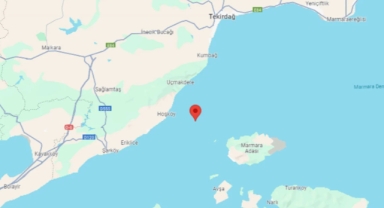Tekirdağ açıklarında deprem