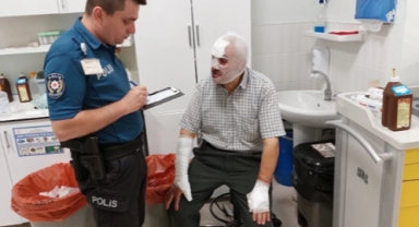 Tenceredeki kızgın yağa su döken adamın vücudu yandı