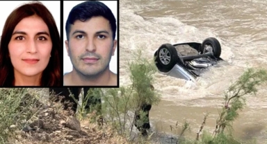 Zap Suyu'na düşen araç evli çiftin sonu oldu