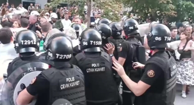 Ankara'da Hayvanları Koruma Kanunu protestosu