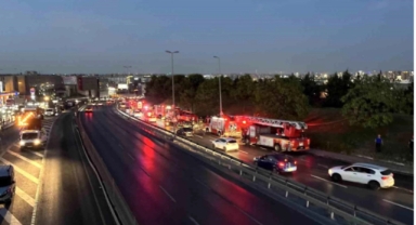 Atatürk Havalimanı çevresinde yangın çıktı