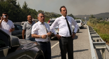 Bornova'da korkutan orman yangını: Alevler bu kez Beşyol’dan yükseldi