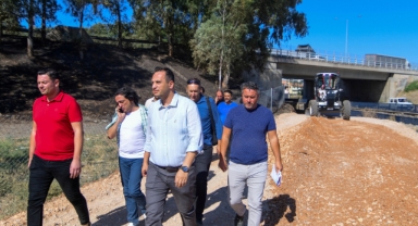 Bornova’da yeni yol çalışması