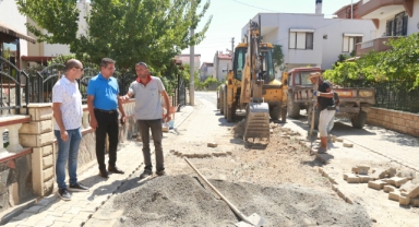 BURHANİYE'DE YÜRÜYÜŞ VE BİSİKLET YOLU ÇALIŞMALARI BAŞLADI