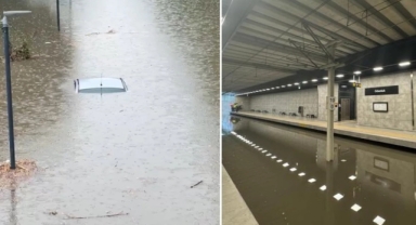 Bursa sular altında