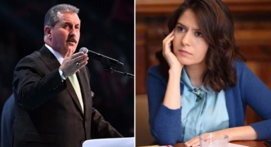 Canlı yayında ortam gerildi