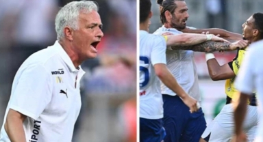 Fenerbahçe'nin hazırlık maçında ortalık karıştı