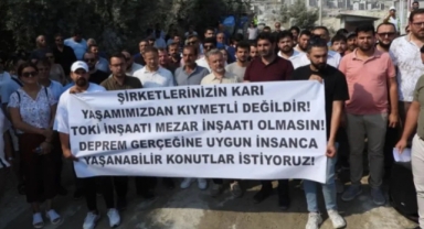 Hatay halkından TOKİ’ye tepki