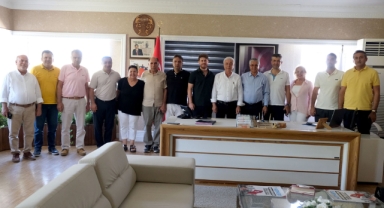 İl Başkanı Kamacı’dan Kemer Belediye Başkanı Necati Topaloğlu’na ziyaret 