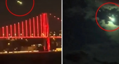 İstanbul semalarında göktaşı görüntülendi