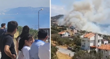 İzmir'de orman yangını!