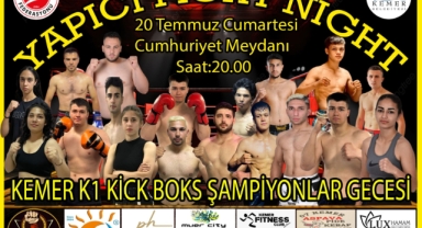 Kemer’de Kick Boks heyecanı 