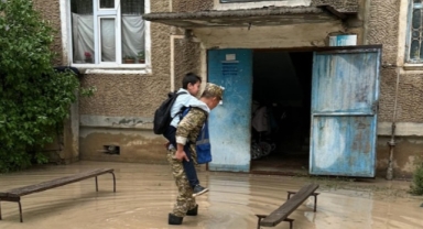 Kırgızistan'da sel felaketi