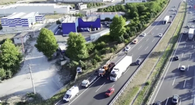 Minibüs şarampole uçtu