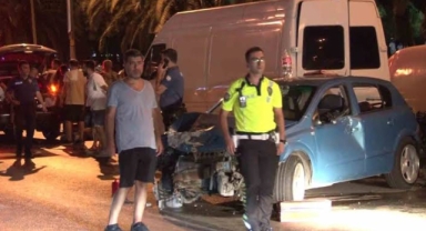 Otomobil kontrolden çıktı