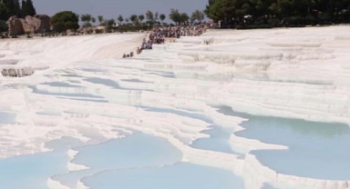 Pamukkale can çekişiyor!