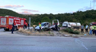 Samsun'da Otomobil Kazası 