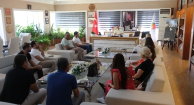 ABB Tarımsal Hizmetleri Daire Başkanından Kemer Belediye Başkanı Necati Topaloğlu’na ziyaret 