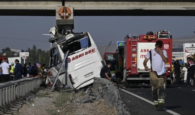 Ankara'da katliam gibi kaza!