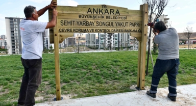 ANKARA'DA ŞEHİT YARBAY SONGÜL YAKUT'UN İSMİ ÖLÜMSÜZLEŞTİ