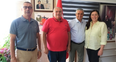 Çetin’den Kemer Belediye Başkanı Necati Topaloğlu’na ziyaret