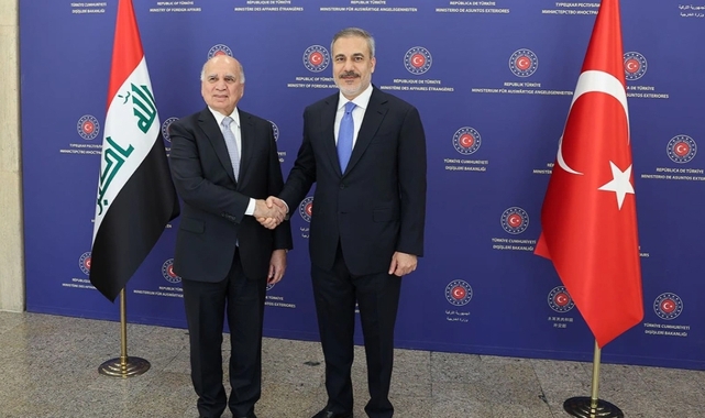 Fidan, Iraklı mevkidaşı Fuad Hüseyin ile görüştü