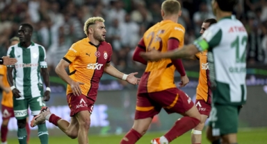 Galatasaray Konya'da galip geldi