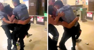 Güvenlikler terör gazisinin boğazına yapışıp saldırdı