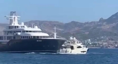 İki yat birbirine girdi